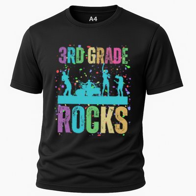 School Rocks Back To School Rockin 3rd Grade Rocks Performance Shirt