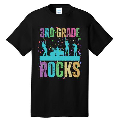 School Rocks Back To School Rockin 3rd Grade Rocks Tall T-Shirt