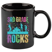 School Rocks Back To School Rockin 3rd Grade Rocks 11oz C Handle Ceramic Mug
