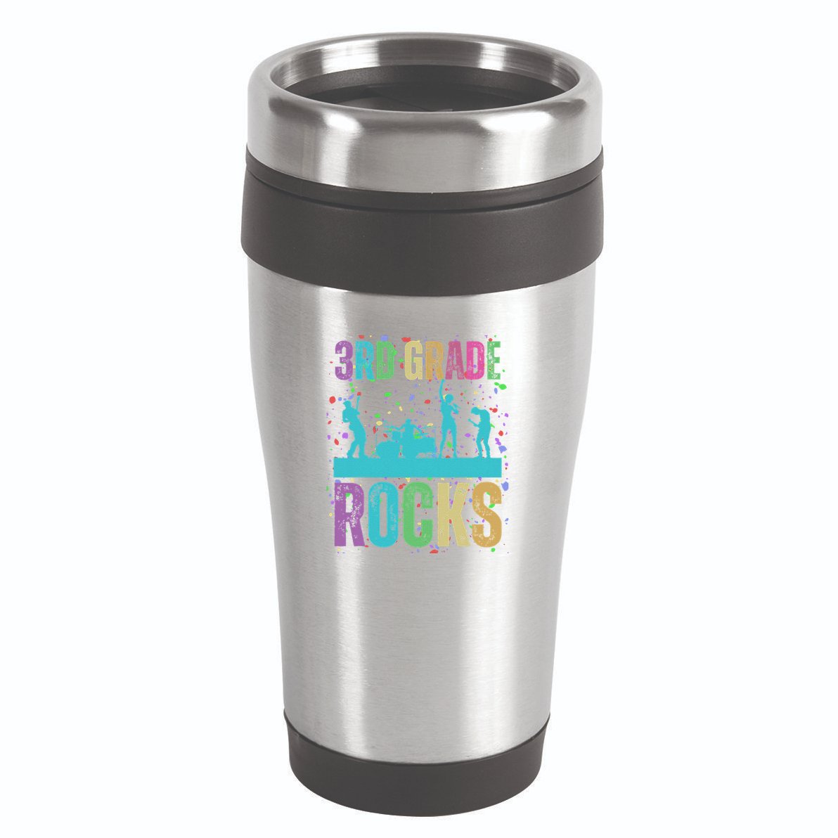 School Rocks Back To School Rockin 3rd Grade Rocks 16oz Travel Tumbler