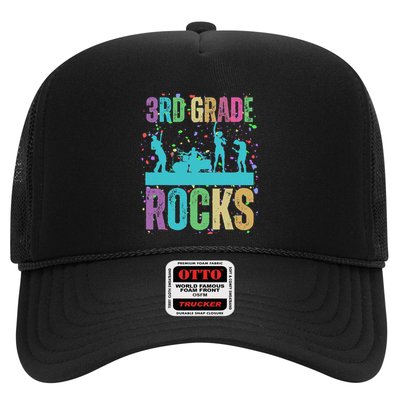 School Rocks Back To School Rockin 3rd Grade Rocks Trucker Hat