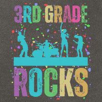 School Rocks Back To School Rockin 3rd Grade Rocks Cotton Canvas Backpack