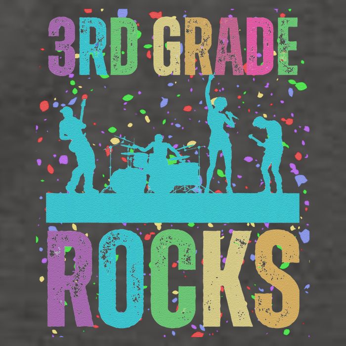 School Rocks Back To School Rockin 3rd Grade Rocks Vector Backpack