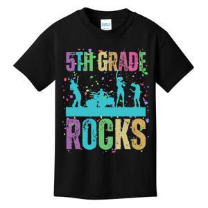 School Rocks Back To School Rockin 5th Grade Rocks Kids T-Shirt