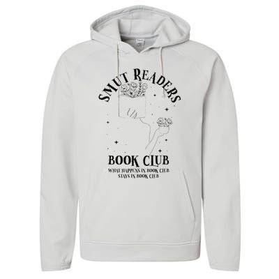 Smut Readers Book Club Bookish Romance Reading Literary Performance Fleece Hoodie