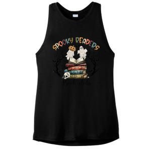 Spooky Readers Book Clubs Ladies PosiCharge Tri-Blend Wicking Tank