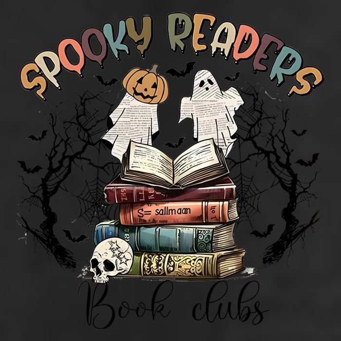 Spooky Readers Book Clubs 7 Panel Mesh Trucker Snapback Hat