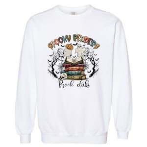 Spooky Readers Book Clubs Garment-Dyed Sweatshirt