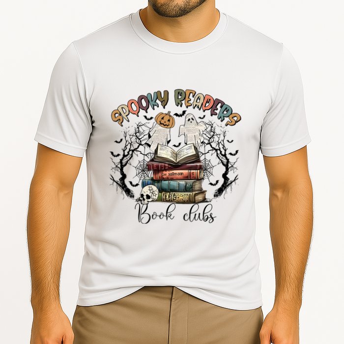 Spooky Readers Book Clubs Cooling Performance Crew T-Shirt