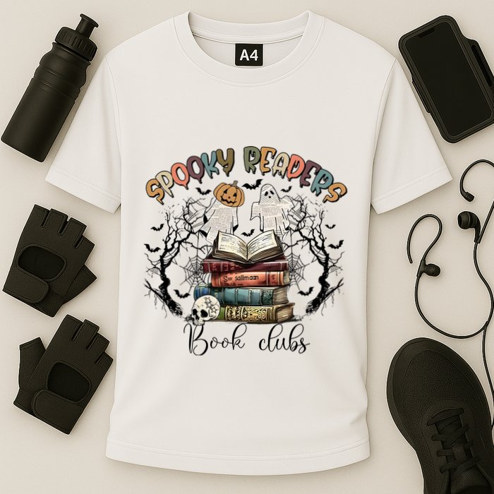Spooky Readers Book Clubs Cooling Performance Crew T-Shirt