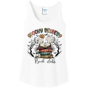 Spooky Readers Book Clubs Ladies Essential Tank