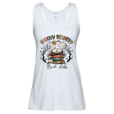 Spooky Readers Book Clubs Ladies Essential Flowy Tank