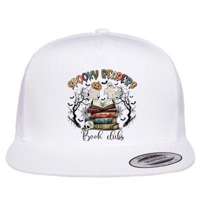 Spooky Readers Book Clubs Flat Bill Trucker Hat