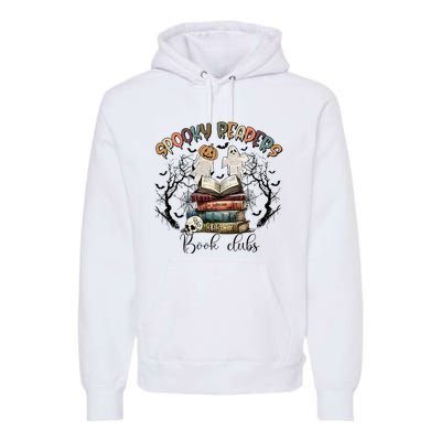 Spooky Readers Book Clubs Premium Hoodie