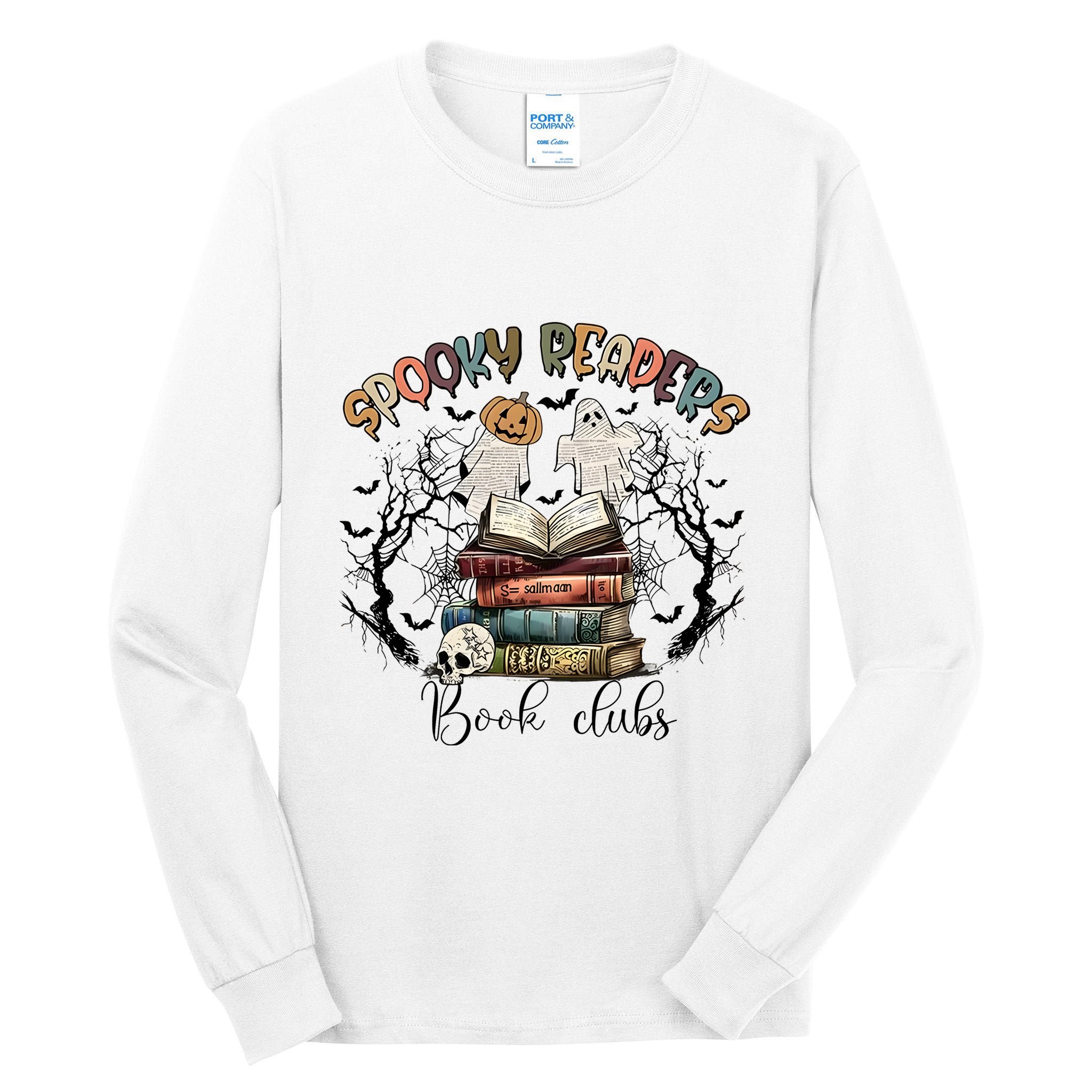 Spooky Readers Book Clubs Tall Long Sleeve T-Shirt