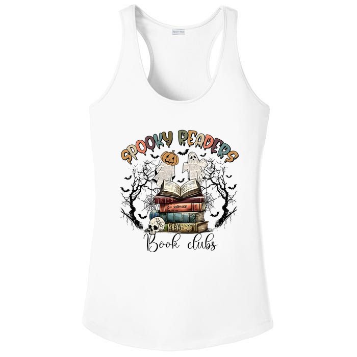 Spooky Readers Book Clubs Ladies PosiCharge Competitor Racerback Tank