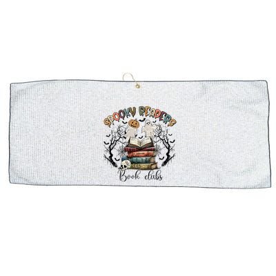 Spooky Readers Book Clubs Large Microfiber Waffle Golf Towel