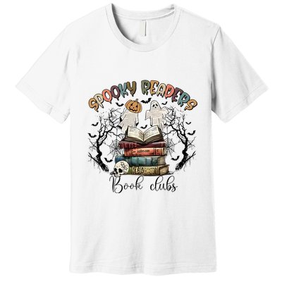 Spooky Readers Book Clubs Premium T-Shirt