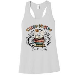 Spooky Readers Book Clubs Women's Racerback Tank