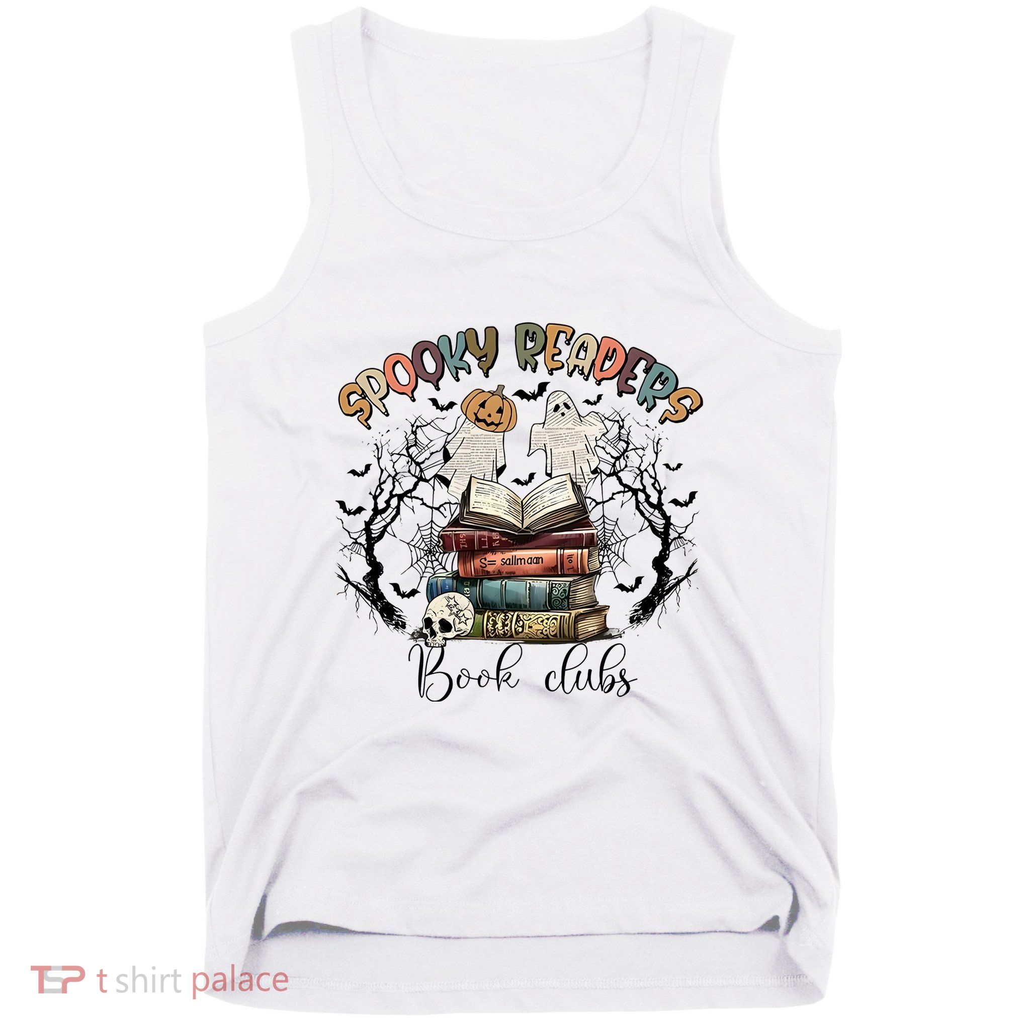 Spooky Readers Book Clubs Tank Top