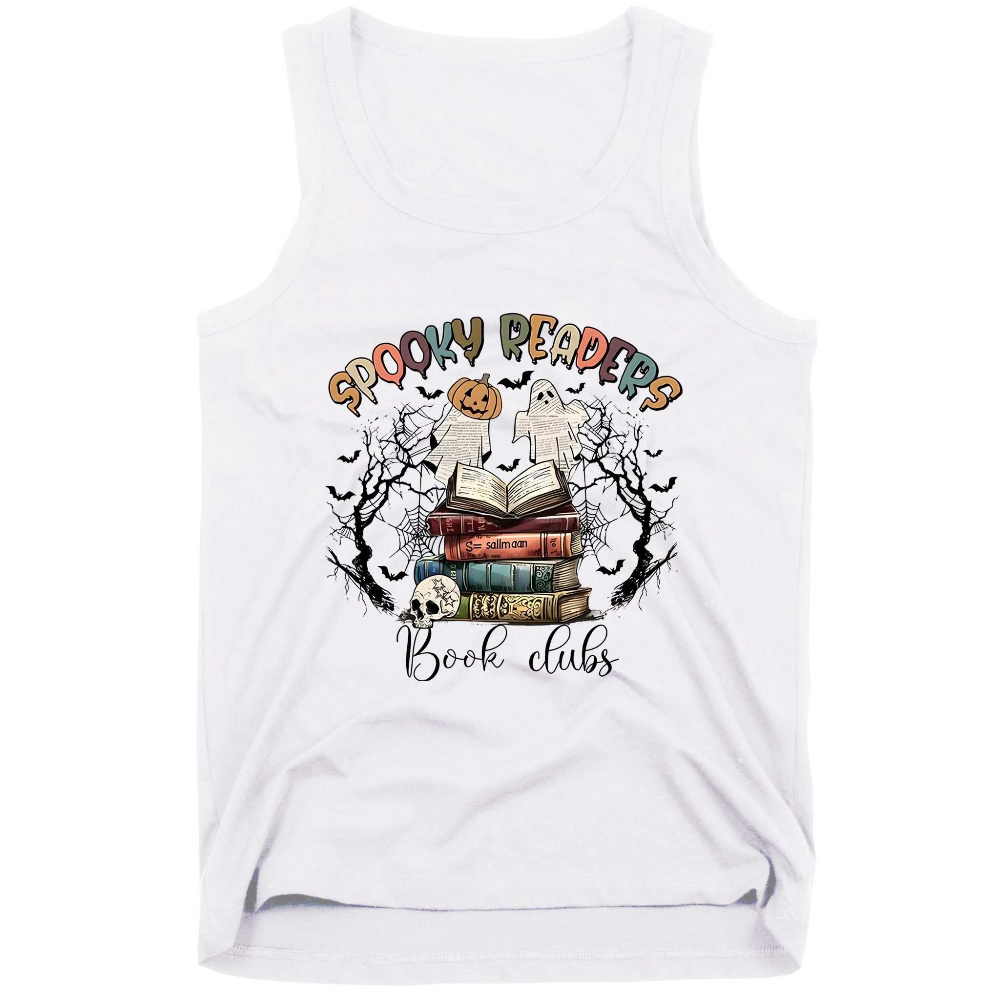 Spooky Readers Book Clubs Tank Top