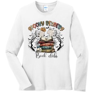 Spooky Readers Book Clubs Ladies Long Sleeve Shirt