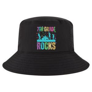 School Rocks Back To School Rockin 7th Grade Rocks Cool Comfort Performance Bucket Hat