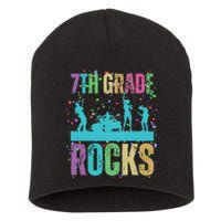 School Rocks Back To School Rockin 7th Grade Rocks Short Acrylic Beanie