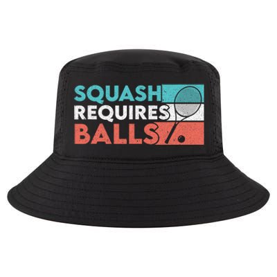 Squash Requires Balls Racquetball Squash Player Cool Comfort Performance Bucket Hat