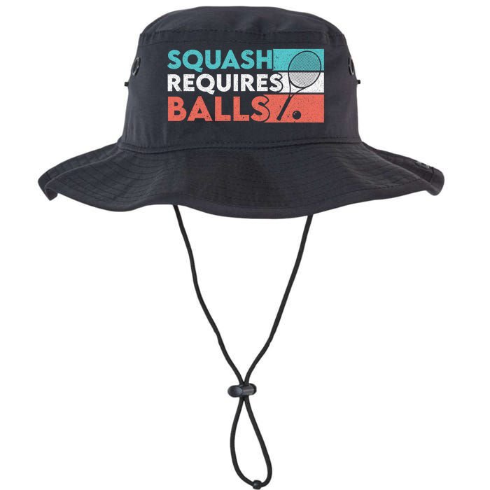 Squash Requires Balls Racquetball Squash Player Legacy Cool Fit Booney Bucket Hat