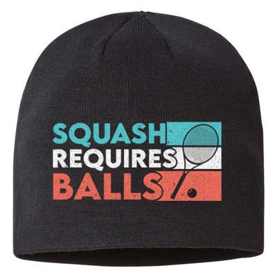 Squash Requires Balls Racquetball Squash Player Sustainable Beanie