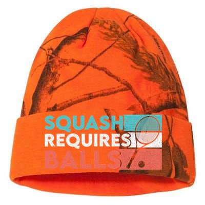 Squash Requires Balls Racquetball Squash Player Kati Licensed 12" Camo Beanie