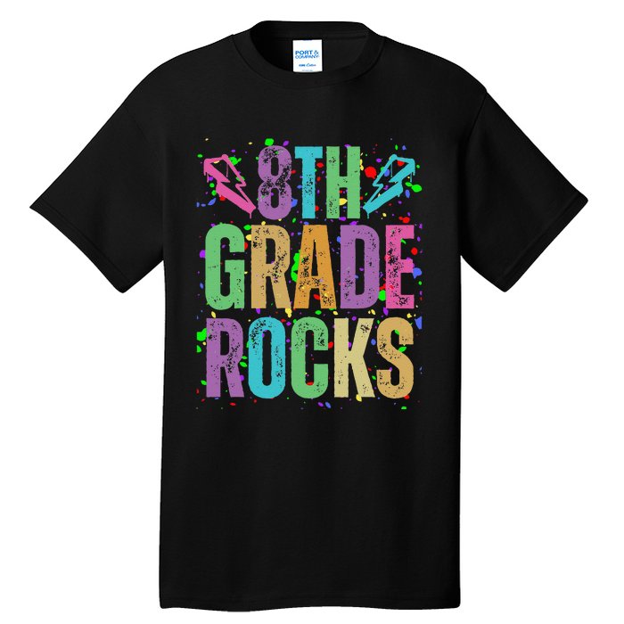 School Rocks Back To School Rockin 8th Grade Rocks Tall T-Shirt