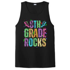 School Rocks Back To School Rockin 8th Grade Rocks PosiCharge Competitor Tank