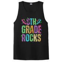 School Rocks Back To School Rockin 8th Grade Rocks PosiCharge Competitor Tank