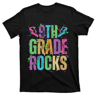 School Rocks Back To School Rockin 9th Grade Rocks T-Shirt