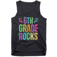 School Rocks Back To School Rockin 6th Grade Rocks Tank Top