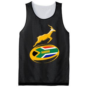 Springbok Rugby Ball & South African Flag Mesh Reversible Basketball Jersey Tank