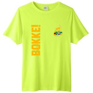 Springbok Rugby. Bokke South African Flag. With Back Print Tall Fusion ChromaSoft Performance T-Shirt