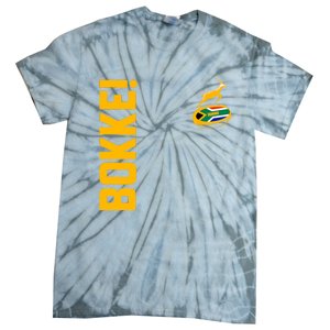 Springbok Rugby. Bokke South African Flag. With Back Print Tie-Dye T-Shirt