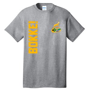 Springbok Rugby. Bokke South African Flag. With Back Print Tall T-Shirt