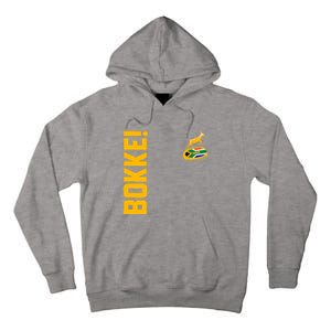 Springbok Rugby. Bokke South African Flag. With Back Print Tall Hoodie