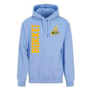 Springbok Rugby. Bokke South African Flag. With Back Print Unisex Surf Hoodie