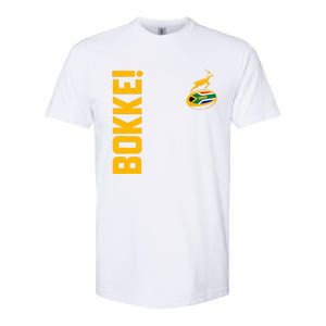 Springbok Rugby. Bokke South African Flag. With Back Print Softstyle CVC T-Shirt