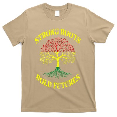 Strong Roots Bold Futures Black History Month T-Shirt