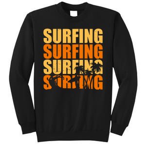 Surfing Retro Beach Sweatshirt