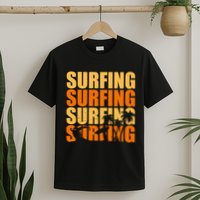 Surfing Retro Beach T-Shirt