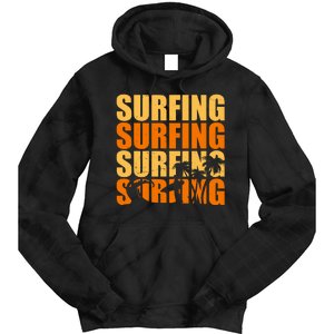 Surfing Retro Beach Tie Dye Hoodie