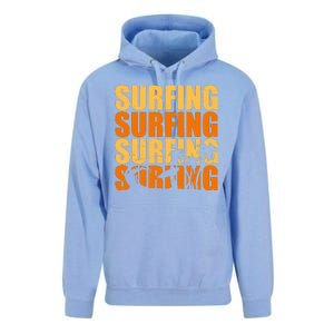 Surfing Retro Beach Unisex Surf Hoodie