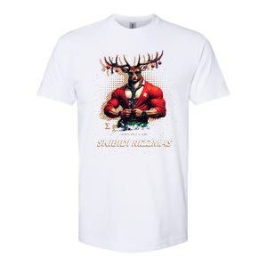 Skibid.I Rizzmas Bruh Sigma Reindeer Merry Christmas Xmas Softstyle CVC T-Shirt